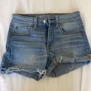 American eagle stretch jean shorts